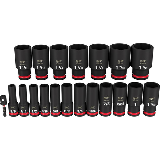 Milwaukee Tool - Milwaukee 49-66-7012 19PC 1/2 DR SAE DP