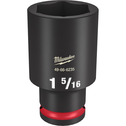 Milwaukee Tool - Milwaukee 49-66-6235 SHOCKWAVE™ Impact Duty™ 1-5/16" Deep 6-Point Socket, 1/2" Drive