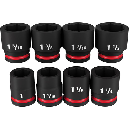 Milwaukee Tool - Milwaukee 49-66-7017 8PC 3/4 DR SAE STD