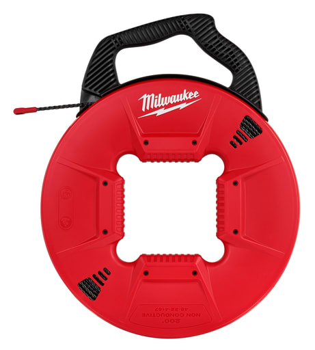 Milwaukee Tool - Milwaukee 48-22-4167 200' Polyester Fish Tape w/ Nonconductive Tip