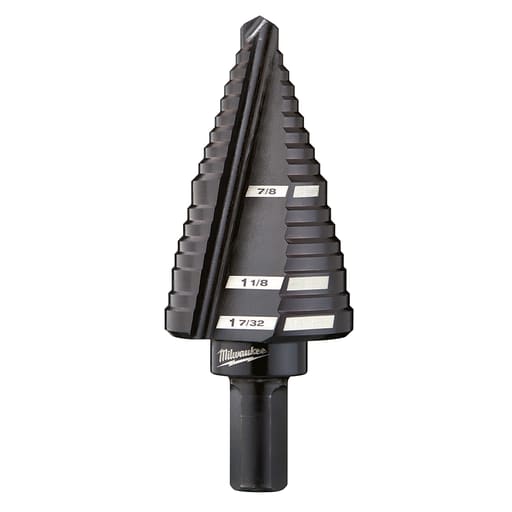 Milwaukee Tool - Milwaukee 48-89-9211 #11 7/8" - 1-7/32" 13-Step Step Drill Bit