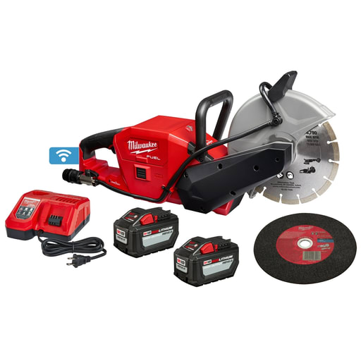 Milwaukee Tool - Milwaukee 2786-22HD M18 FUEL™ 9 in. Cut-Off Saw with ONE-KEY™ Kit