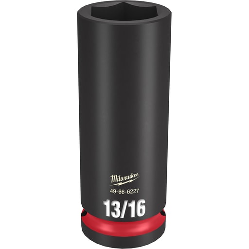 Milwaukee Tool - Milwaukee 49-66-6227 SHOCKWAVE™ Impact Duty™ 13/16" Deep 6-Point Socket, 1/2" Drive