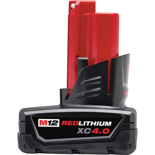 Milwaukee Tool - Milwaukee 48-11-2440 M12™ REDLITHIUM™ XC 4.0Ah Extended Capacity Battery Pack