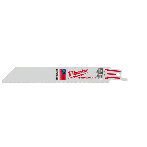 Milwaukee Tool - Milwaukee 48-00-5184 6" x 18-TPI SAWZALL® Bi-Metal Blade, Rigid Conduit/Strut (5/Pack)