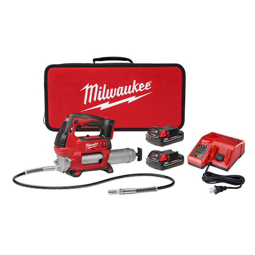 Milwaukee Tool - Milwaukee 2646-22CT M18™ 2-Speed Grease Gun 2CT Kit