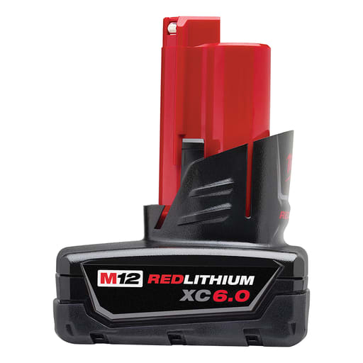 Milwaukee Tool - Milwaukee 48-11-2460 M12™ REDLITHIUM™ XC 6.0Ah Extended Capacity Battery Pack
