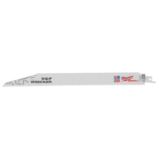 Milwaukee Tool - Milwaukee 48-00-5711 The Wrecker™ Multi-Material SAWZALL® Blade 12" 7/11TPI 5 pk