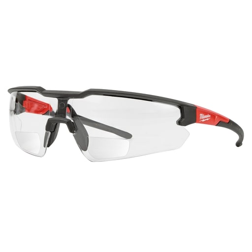 Milwaukee Tool - Milwaukee 48-73-2207 Clear Lens Safety Glasses, Anti-Scratch, +2.50 Magnification (Polybag)