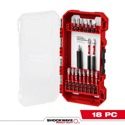 Milwaukee Tool - Milwaukee 48-32-4403 SHOCKWAVE™ 18pc Driver Bit Set