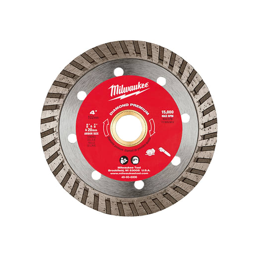 Milwaukee Tool - Milwaukee 49-93-8006 4" Diamond Premium