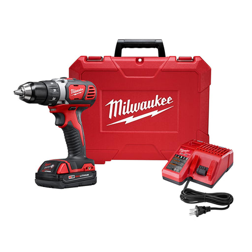 Milwaukee Tool - Milwaukee 2606-22CT M18™ Compact 1/2" Drill Driver Kit w/ Compact Batteries