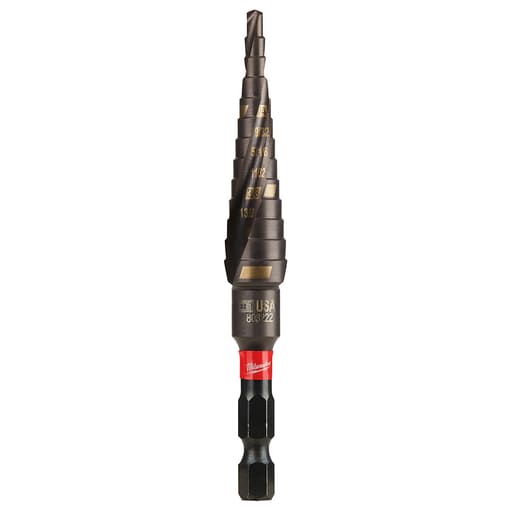 Milwaukee Tool - Milwaukee 48-89-9241 SHOCKWAVE™ Impact Duty Step Bit #1, 1/8" - 1/2"