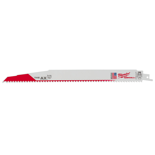 Milwaukee Tool - Milwaukee 48-01-7027 12" x 1" x .062" x 5/8TPI Ax™ SAWZALL® Blade, Nail-Embedded Wood