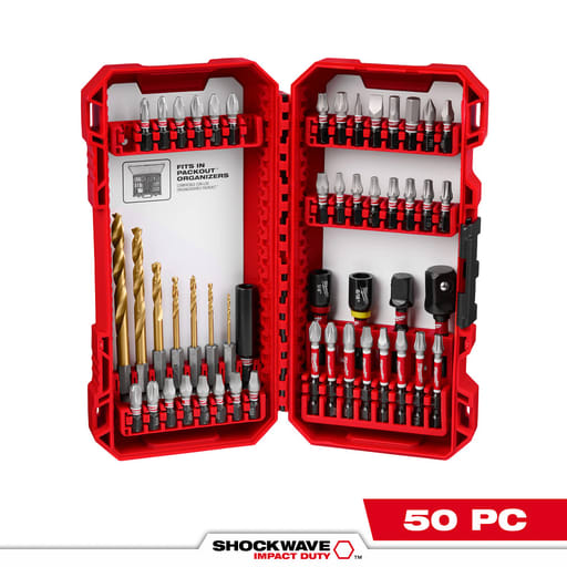 Milwaukee Tool - Milwaukee 48-32-4013 SHOCKWAVE™ 50-Piece Impact Duty Drill and Drive Set
