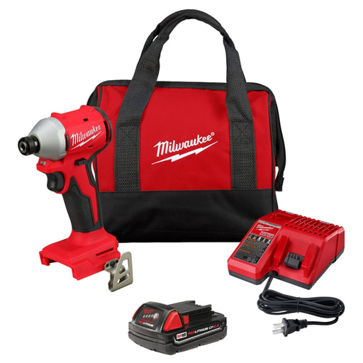 Milwaukee Tool - MILW 3650-21P M18 CP BL 1/4 Hex Imp