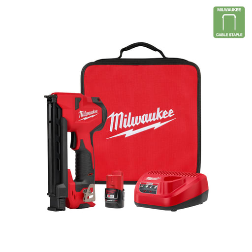 Milwaukee Tool - Milwaukee 2448-21 Cable Stapler Kit