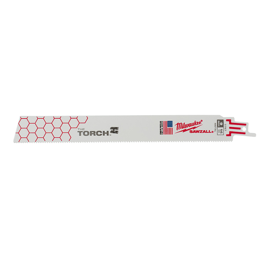 Milwaukee Tool - Milwaukee 48-00-5787 9" x 14-TPI TORCH™ SAWZALL® Carbide Blade, Sch80/Angle Iron (5/Pack)
