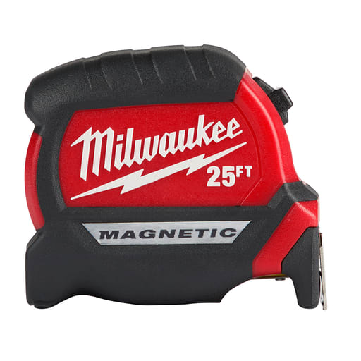 Milwaukee Tool - Milwaukee 48-22-0325 25' Compact Magnetic Tape Measure