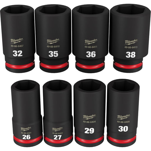 Milwaukee Tool - Milwaukee 49-66-7020 8PC 3/4 DR MM DP 6