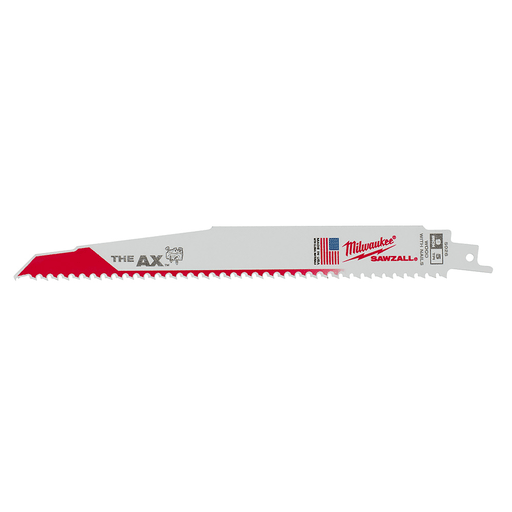 Milwaukee Tool - Milwaukee 48-00-5026 9" x 5-TPI AX™ SAWZALL® Bi-Metal Blade, Nail-Embedded Wood (5/Pack)