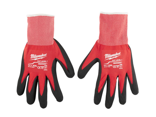 Milwaukee Tool - Milwaukee 48-22-8904 Cut Resistant Nitrile Dipped Gloves, ANSI Cut Level 1 - 2XL (1pr)