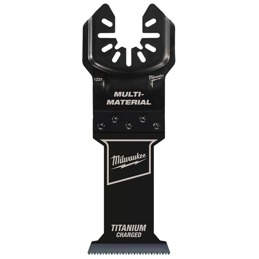 Milwaukee Tool - Milwaukee 49-25-1239 Universal Fit Open-Lok™ 1-3/8" Titanium Enhanced Bi-Metal Multi-Tool Blade