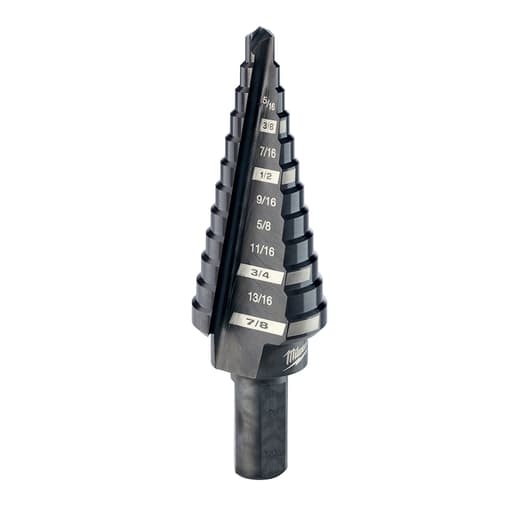 Milwaukee Tool - Milwaukee 48-89-9204 #4 3/16" - 7/8" by 1/16" Step Drill Bit