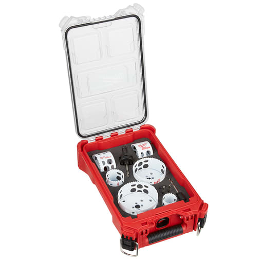 Milwaukee Tool - Milwaukee 49-22-5606 10pc HOLE DOZER™ Hole Saw Kit w/ Packout™ Compact Organizer