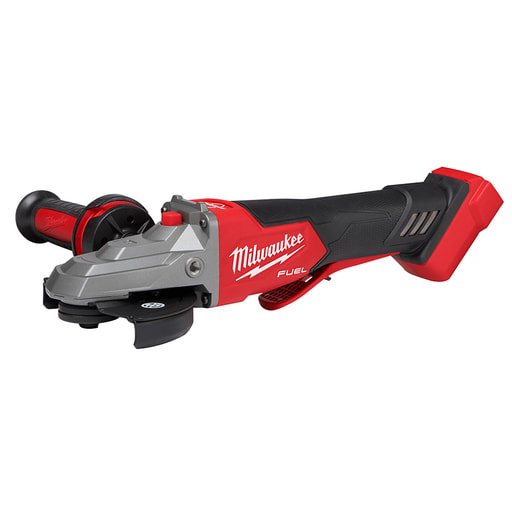 Milwaukee Tool - Milwaukee 2886-20 M18™ FUEL™ 5" Flathead Braking Grinder, Paddle Switch No-Lock
