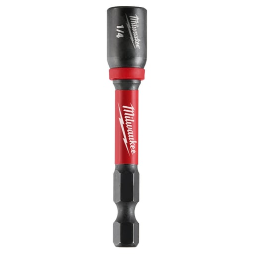 Milwaukee Tool - Milwaukee 49-66-4532 SHOCKWAVE™ 1/4" Magnetic Nutdriver, 2-9/16" Length