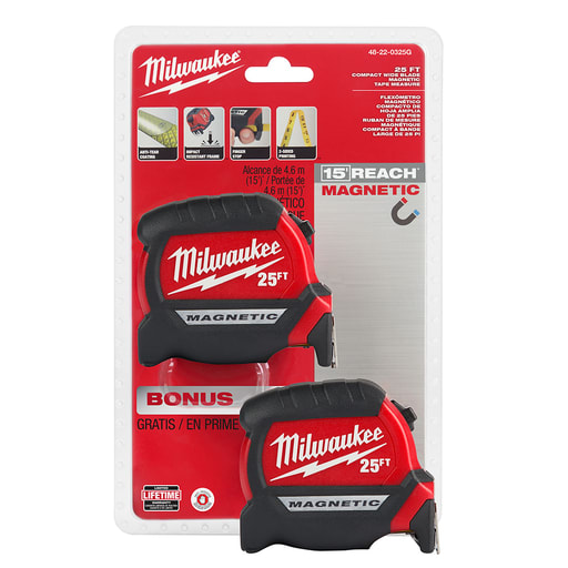Milwaukee Tool - Milwaukee 48-22-0325G 2pk 25' Compact Ma
