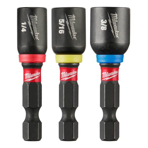 Milwaukee Tool - Milwaukee 49-66-4561 1/4", 5/16", 3/8" Magnetic Nut Driver Set