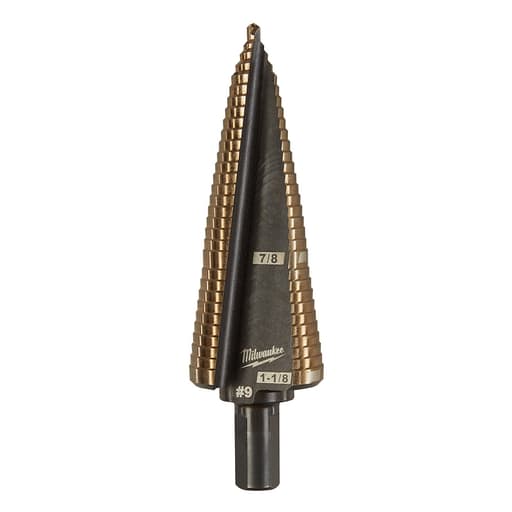 Milwaukee Tool - Milwaukee 48-89-9289 Milwaukee Cobalt Step Drill Bit #9 (7/8"-1-1/8")