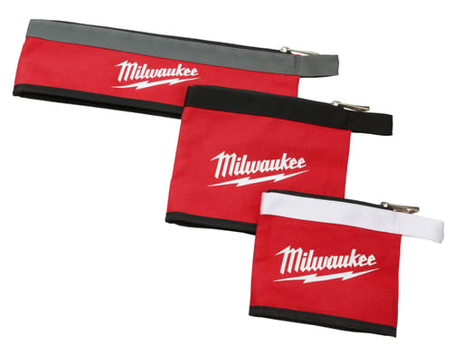 Milwaukee Tool - Milwaukee 48-22-8183 3 PC Zipper Pouches