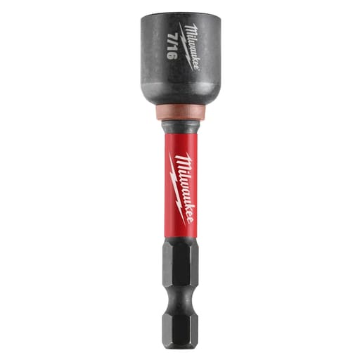 Milwaukee Tool - Milwaukee 49-66-4536 SHOCKWAVE™ 7/16" Magnetic Nutdriver, 2-9/16" Length