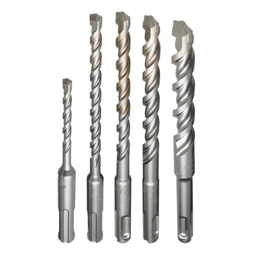 Milwaukee Tool - Milwaukee 48-20-7490 5pc SDS-PLUS Rotary Hammer Drill Bit Set