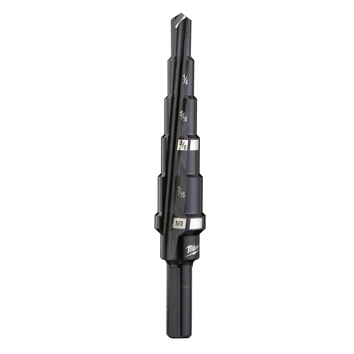 Milwaukee Tool - Milwaukee 48-89-9202 #1 3/16" - 1/2" 6-Step Step Drill Bit