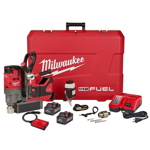 Milwaukee Tool - Milwaukee 2788-22HD M18™ FUEL™ HIGH DEMAND™ 1-1/2" Lineman Magnetic Drill Kit
