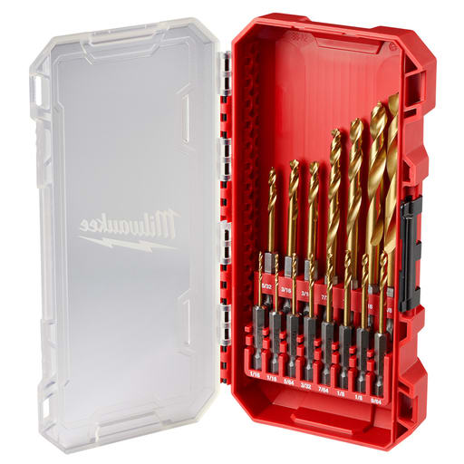 Milwaukee Tool - Milwaukee 48-89-4670 SHOCKWAVE Impact Duty™ RED HELIX™ Titanium Drill Bit Set - 15pc