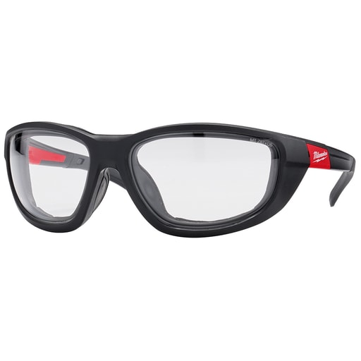 Milwaukee Tool - Milwaukee 48-73-2040 Clear Performance Safety Glasses w/Gasket, Fog-Free Lenses
