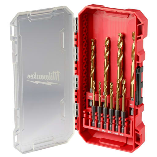 Milwaukee Tool - Milwaukee 48-89-4633 SHOCKWAVE™ 10pc Titanium Drill Bit Set