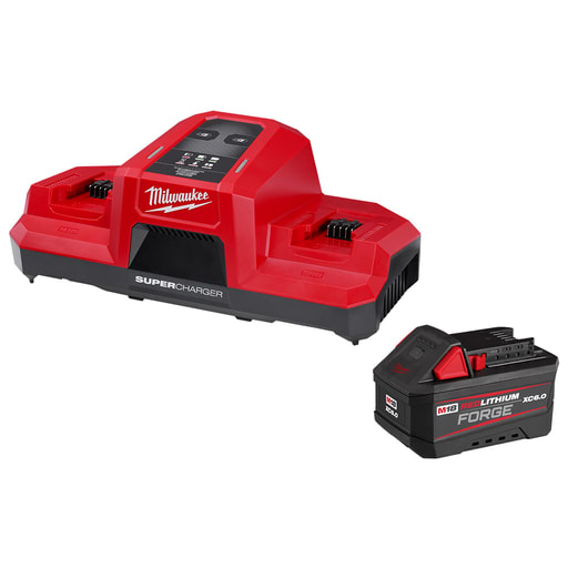 Milwaukee Tool - Milwaukee 48-59-1861 M18 FORCE™ XC6.0 Battery Pack & Dual Bay Charger Kit