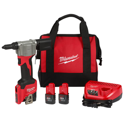 Milwaukee Tool - Milwaukee 2550-22 M12™ Rivet Tool Kit