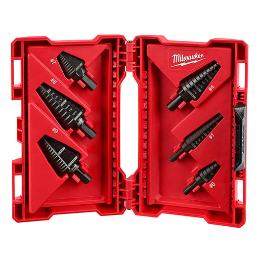 Milwaukee Tool - Milwaukee 48-89-9224 6pc Step Bit Set (#1, #4, #6, #7, #8, #9)