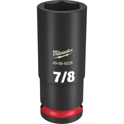 Milwaukee Tool - Milwaukee 49-66-6228 SHOCKWAVE™ Impact Duty™ 7/8" Deep 6-Point Socket, 1/2" Drive