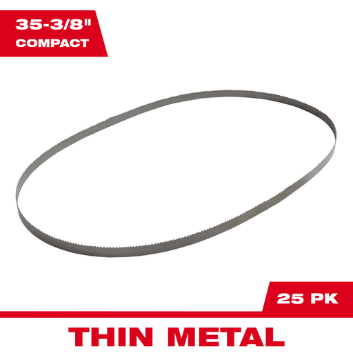 Milwaukee Tool - Milwaukee 48-39-0526 18 TPI Compact Band Saw Blades 25-Pack