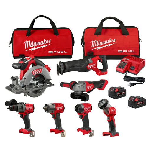 Milwaukee Tool - MILW 3697-27 7-Tool Combo Kit