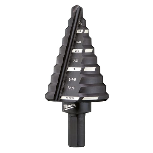 Milwaukee Tool - Milwaukee 48-89-9205 #5 1/4" - 1-3/8" by 1/8" Step Drill Bit