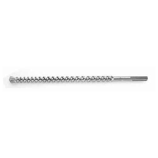 Milwaukee Tool - Milwaukee 48-20-3966 1-1/8" x 21" (16" Drilling Depth) 4-Cutter Rotary Hammer Drill Bit, Carbide, SDS-Max